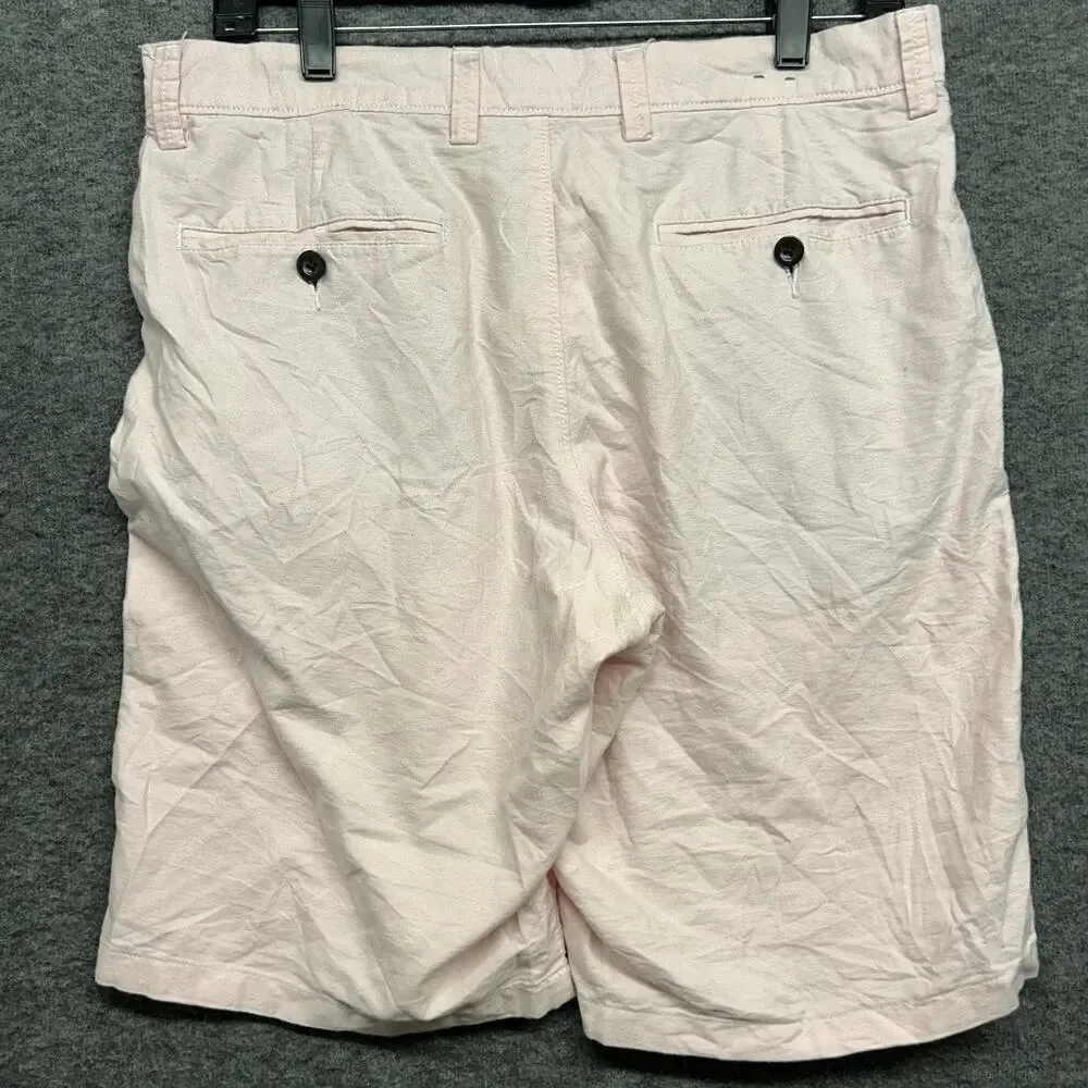J CREW Shorts Seersucker Men's Pink‎ Size 31 Classic Preppy 10.5